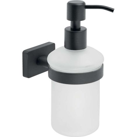 Novaservis Ferro Greta - Seifenspender mit Halterung, mattiertes Glas/gun metal AGR34GM (1/2)