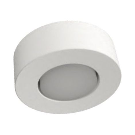 Plafoniera gesso lampadari bartalini sgge 1 gx53 led ip54 verniciabile moderno