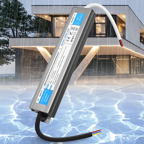 LED Transformateur 220V 24V 300W 12,5A Extérieur Etanche IP67, Alimentation LED Driver 24V 300W Ultra Fin LEDs Transfo Alimentation à Découpage Convertisseur De Tension AC à DC Transfo LEDs (1/5)