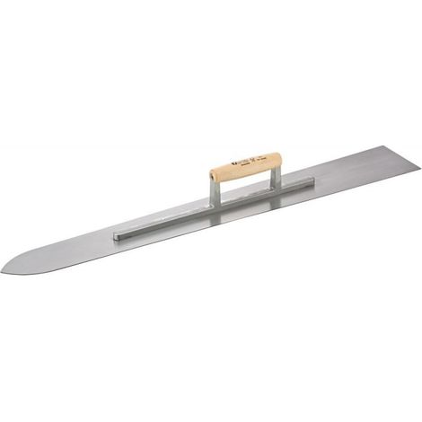 Fortis – Truelle de pose sol 800mm – Lame en acier trempé – Manche en hêtre – Pour chape longue – Usage professionnel