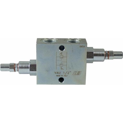 Valvola di massima pressione incrociata (antiurto) da 3/8” (1/2)