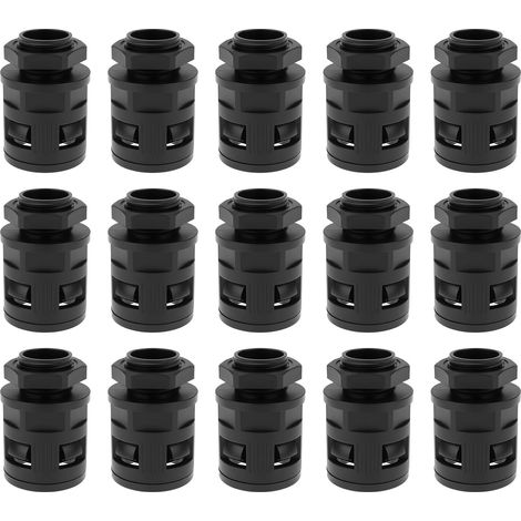 15 Pcs Connecteurs de Tube Ondulé AD21.2 Presse-étoupe M20 Colliers de Serrage pour Conduit Flexible de 20 Mm de Diamètre Extérieur (1/5)