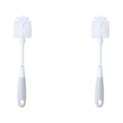 Lot de 2 goupillons blancs à long manche (1/5)