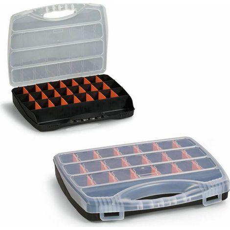 ORION91 Pack X6 ORGANIZADOR 12" 32X27X5CM con 23 Comparimentos, 18 Separadores Extraibles POLY32 GH91 (1/5)