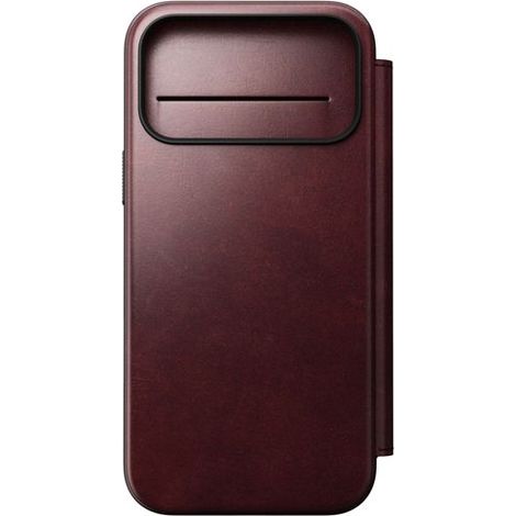 Nomad Modern Leather Folio iPhone 17 Pro Max Burgundy H. (1/5)