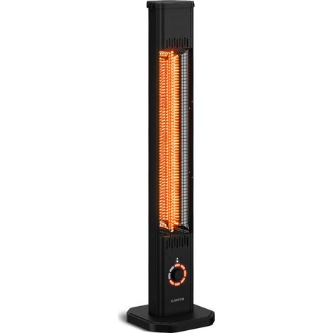 Klarstein DualisHeat calefactor infrarrojo independiente  2000 W  15 m²  Flexible  105 cm x 25 cm
