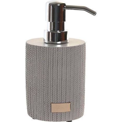 Dispensador de Jabón DKD Home Decor Gris Cemento Polipropileno (1/2)