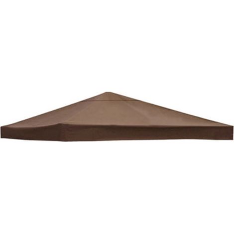 Housse Pour Auvent - Toile De Remplacement 300 cm x 300 cm - Polyester 300D Imperméable Avec Enduction PA - Protection Soleil Pluie Vent - 1 Pièce (1/4)