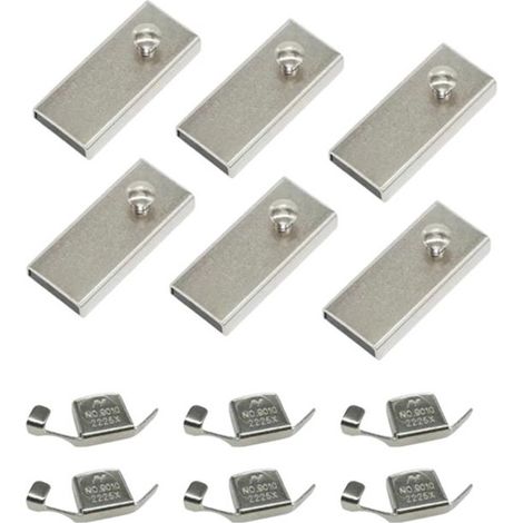 Ensemble de 6 accessoires de guidage magnétique pour machines à coudre magnétiques. Accessoires pour machines à coudre. Pièces pour rails de guidage de machines à coudre. Rail de guidage. (1/5)