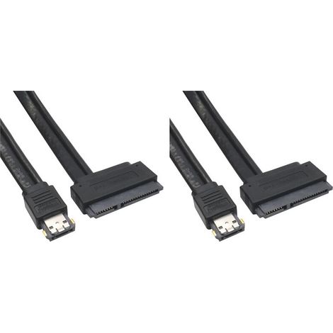 Convient pour un adaptateur de disque dur 7+15 broches vers une alimentation eSATA, câble d'alimentation USB 2.0 5V/12V eSATA vers disque dur 22 broches de 2,5 pouces.