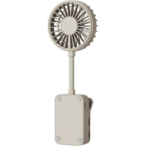 Ventilateur à Pince Rechargeable Réglable 3 Vitesses Flux D'Air (1/5)