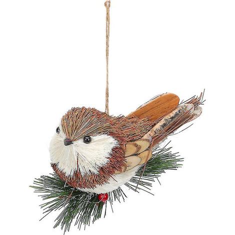 1 Stück handgefertigte Vogeldekoration (1/3)