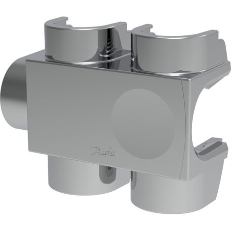 Danfoss Kunststoffabdeckung für VHS-DV DG, Fühler rechts in Chrom, Heizkörper 1/2'', 013G7963 (1/3)