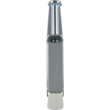 Calzo de puerta para pedal de acero gris