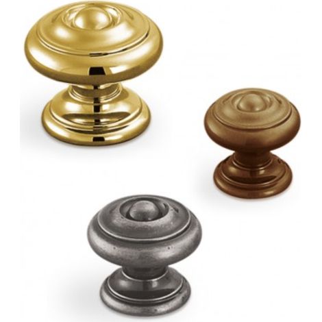 Poignée Wavy 8651 - talla Bronze rustique. 25mm. ⌀30mm.