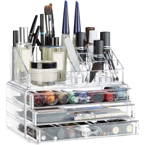 Make up aufbewahrung mit 3 schubladen