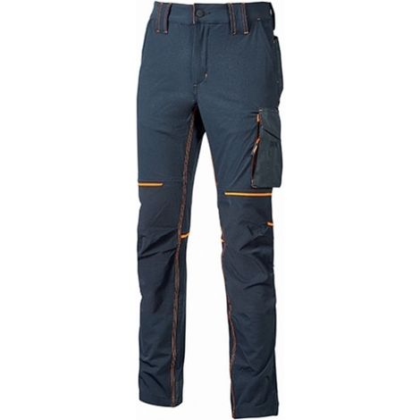 Pantalon De Travail U-Power World En Tissu Imperméable U-4 Bleu M (1/10)