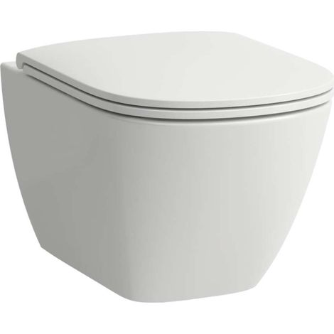 Laufen Lua - WC sospeso con copriwater SoftClose, Rimless, bianco H8660800000001 (1/6)