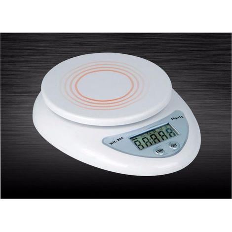 TrAdE Shop Traesio - Bilancia Da Cucina Digitale Precisione Da 1gr A 5kg Con Tasto Tara Display Lcd - (1/5)
