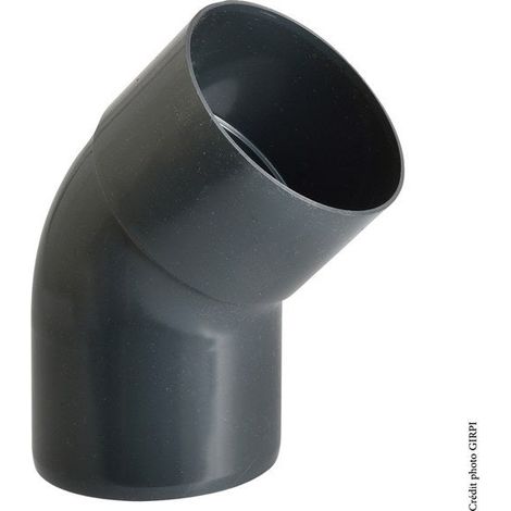 45°-Winkelstück männlich/weiblich für Pcs80a PVC-Dachrinne Girpi