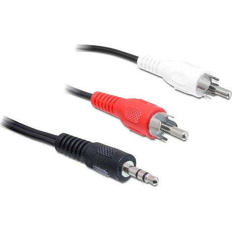 ConexiÃ³n jack 3,5 Stereo Macho a 2 RCA Macho 3 mts (A-85/3)