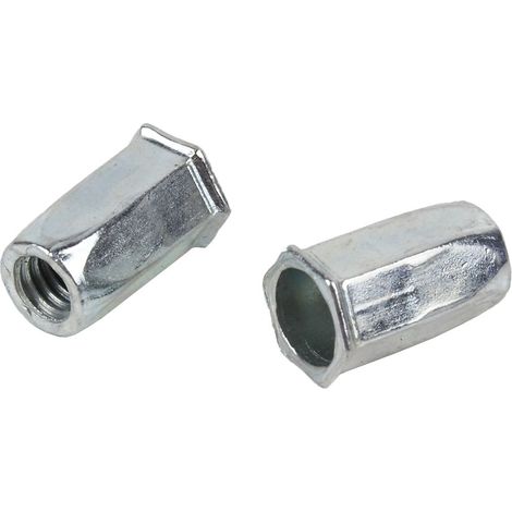 Tuercas remachables hexag. bajas m10