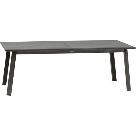 Ausziehbarer Garten-Tisch Pavane Graphit - 12 Sitze (1/4)