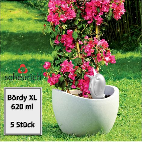 Réservoir d'eau Scheurich Bördy XL lot de 5 blancs 620 ml
