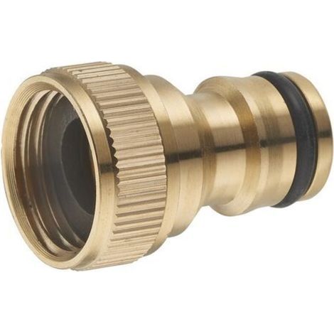 Lot de 3 nez de robinet automatique en laiton - Filetage femelle 1/2" (15x21), arrêt automatique intégré, joint anti-fuite, compatible avec tuyaux d'arrosage, pour jardin et extérieur. (1/4)