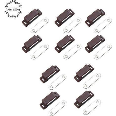 Starker Magnetverschluss – 4 kg Haltekraft – 10er-Pack – Für Holzmöbel – Einfache Montage mit beiliegenden Schrauben