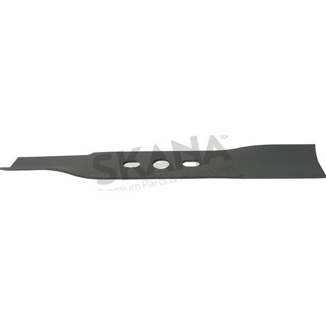 Anpassbares Messer für Al-ko Rasenmäher – L: 375 mm, Zentralbohrung: 19,5 mm, Achsabstand: 70 mm. Ersetzt Original: 313903, 336770.
