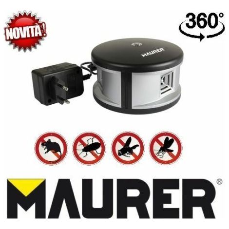 REPELLENTE ULTRASUONI X TOPI E INSETTI 360° PAPILLON (1/2)
