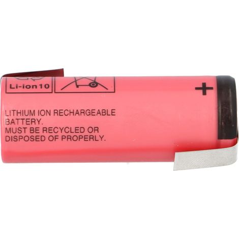 Sanyo UR18500Y 1300mAh Li-ion Akku mit Z-Lötfahne (1/5)