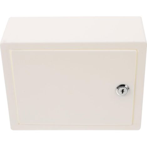 Boîte De Rangement Verrouillable En Plastique Avec Serrure Et 2 Clés Coffret De Rangement Avec Serrure Pour Documents Bijoux Et Lettres Format Compact Pour Bureau Chambre Appartement (1/5)