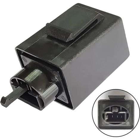 Relais électronique à 3 broches pour clignotants LED compatible avec la plupart des modèles Honda Flash Relay 3 broches (1/4)