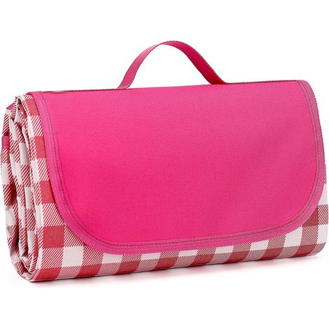 Couverture de pique-nique imperméable et pliable avec poignée de transport pour le camping (1/2)