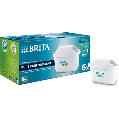 Brita Accesorios - Filtros de agua Maxtra Pro Pure Performance, 6 unidades 1051761