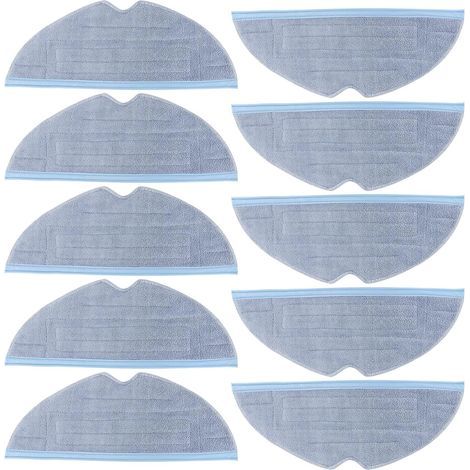 10 Pièces Chiffons de Rechange pour Roborock S8/S8+/S7/S7+/S7 Max V/Plus/Ultra/T7/ T7+/T7S+ Roborock s7 Accessoires Lavable Serpillere Roborock s8 Réutilisable (1/5)