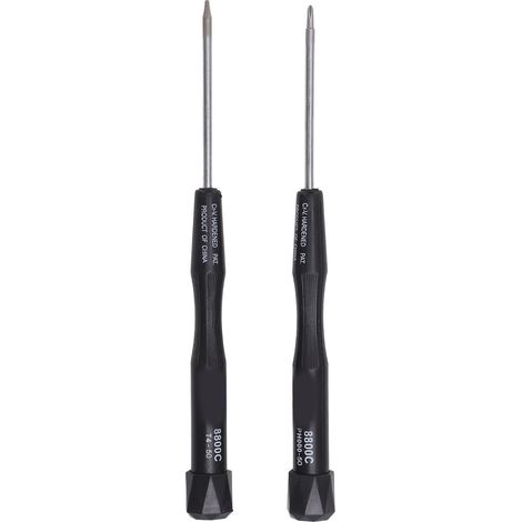 Kit de 2 tournevis professionnel, poignée antidérapante, embouts magnétiques, pour réparation 8800C E (1/5)