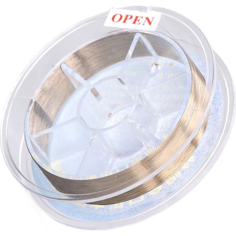 Fil de séparation pour écran LCD en acier allié au tungstène, 0,03 mm, longueur 100 m, fil de coupe pour réparation