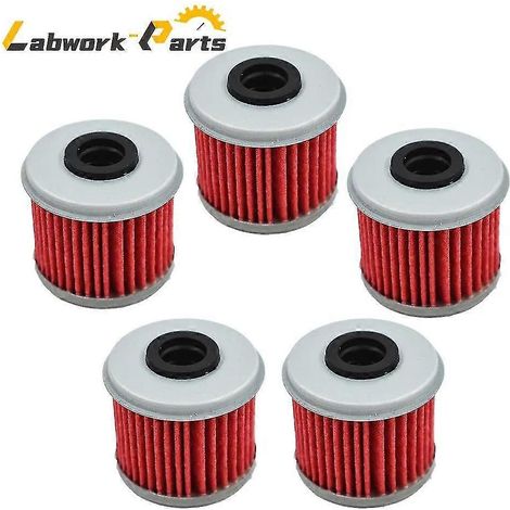 5x Ölfilter für Honda CRF 150R, 250R, 450R, 250X, 450X, Husqvarna TE/TC/TXC 250