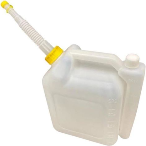 Bidon Mélange Huile Essence - Réservoir Carburant 2 Temps - Pour Tondeuse Tronçonneuse Débroussailleuse - 4 L (1/5)