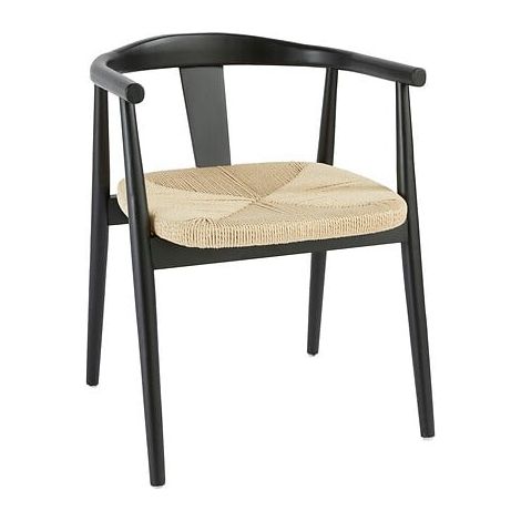Sillón de comedor Yamato haya negra - Atmosphera créateur d'intérieur (1/4)