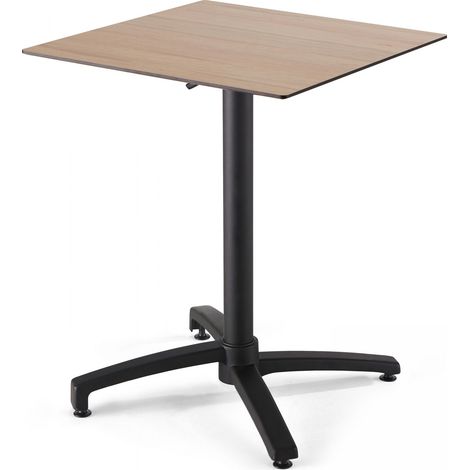 Table de jardin 60 cm inclinable chene clair