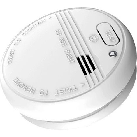 Détecteur de fumée 85 décibels, autotest, alarme de batterie faible, détecteurs de fumée haute sensibilité pour usage domestique (1/2)
