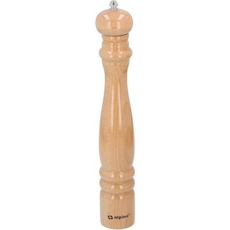 TrAdE Shop Traesio - Macina Sale Pepe In Legno Macinino Macinapepe Manuale Accessori Cucina 36cm - (1/2)