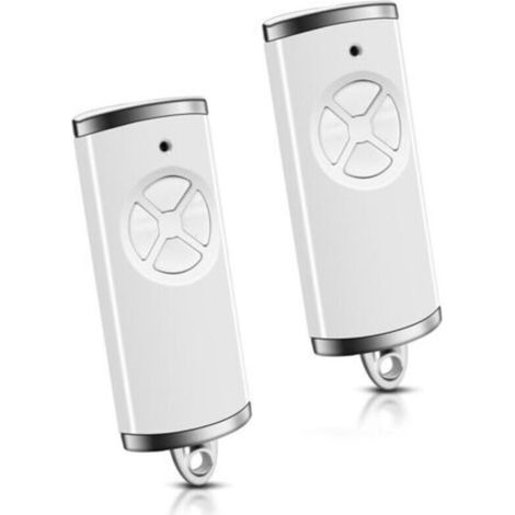 868,3MHz Télécommande Portail, Télécommande de porte de garage Compatible avec Hörmann bs HSM4 HSE2 HS1 HS4 HSZ1 HSZ2,Bip Portail de Garage - Blanc (Lot de 2) (1/4)