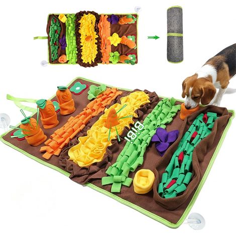 Tappetino olfattivo per cani di taglia grande - Giocattolo interattivo - Anti-noia - Stimolazione mentale - Arricchimento ambientale - Alimentazione lenta - Lavabile e pieghevole (1/4)