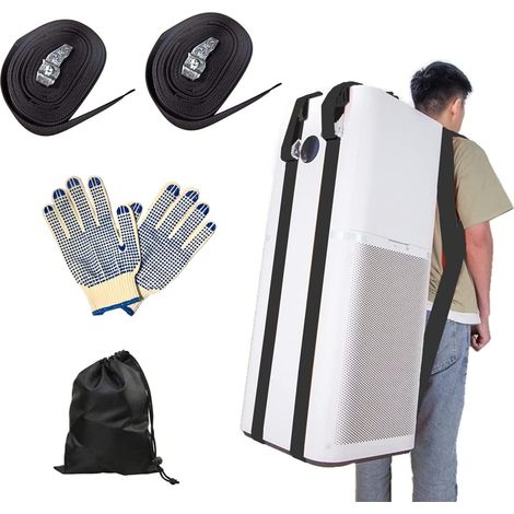 Carrying Straps for One Person, Moving Straps for Lifting Furniture and Appliances, Ergonomic Handle with Adjustable Length, Good Aid for Transport (1/5)