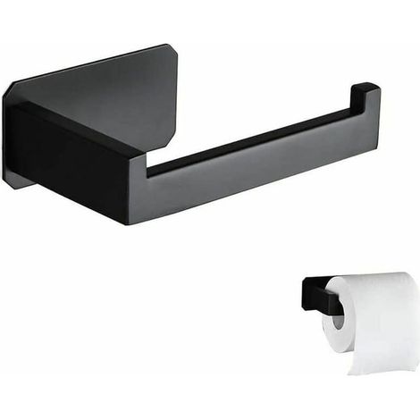 Porte-papier hygiénique mural d'origine en acier inoxydable sans perçage adhésif 3M pour décorer les accessoires de cuisine de WC de salle de bains (1/5)